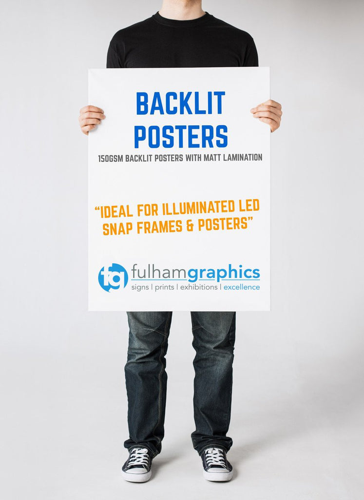 Backlit Posters by Fulham Graphics