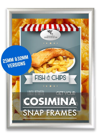 Cosimina Snap Frames - 25mm & 32mm Versions at Fulham Graphics