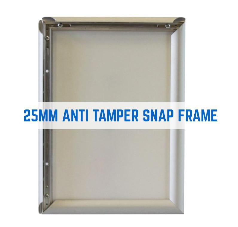 Anti Tamper Snap Frame - Fulham Graphics