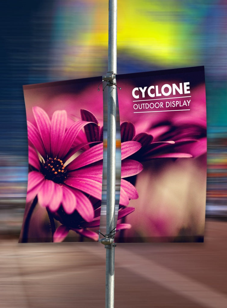 Cyclone Outdoor Display Lamp Post Advertising