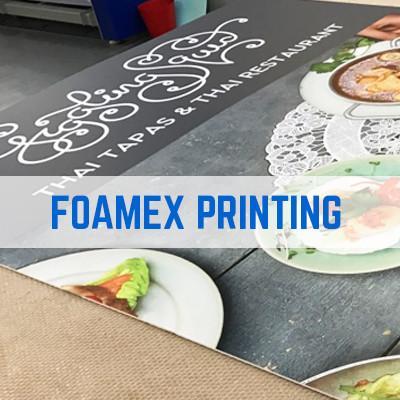 FOAMEX BOARD PRINTING, PRINTING ON FOAMEX, TRADE FOAMEX PRINTING, FOAM PVC PRINTING