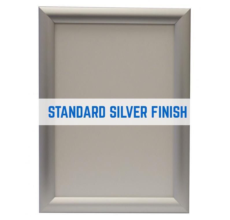 Jupiter Silver 25MM Snap Frame - Fulham Graphics 