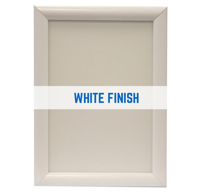 Jupiter White 25MM Snap Frame - Fulham Graphics 