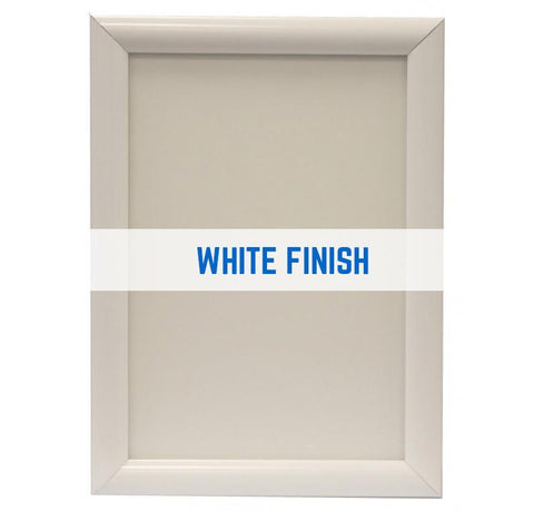 Jupiter White 25MM Snap Frame - Fulham Graphics 