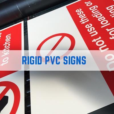 RIGID PVC HEALTH AND SAFETY SIGNS