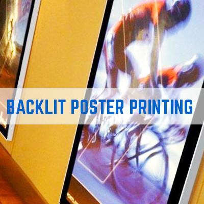 Backlit Poster Printing Installation