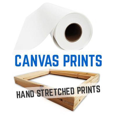 Hand Stretched Canvas Prints - Fulham Graphics