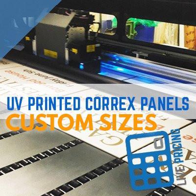 UV Printed Correx Panels - Custom Sizes at Fulham Graphics