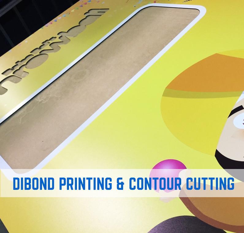 Dibond Printing & Contour Cutting