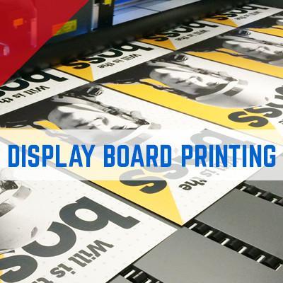 Libra Grey Centred Display Board Printing - Fulham Graphics 