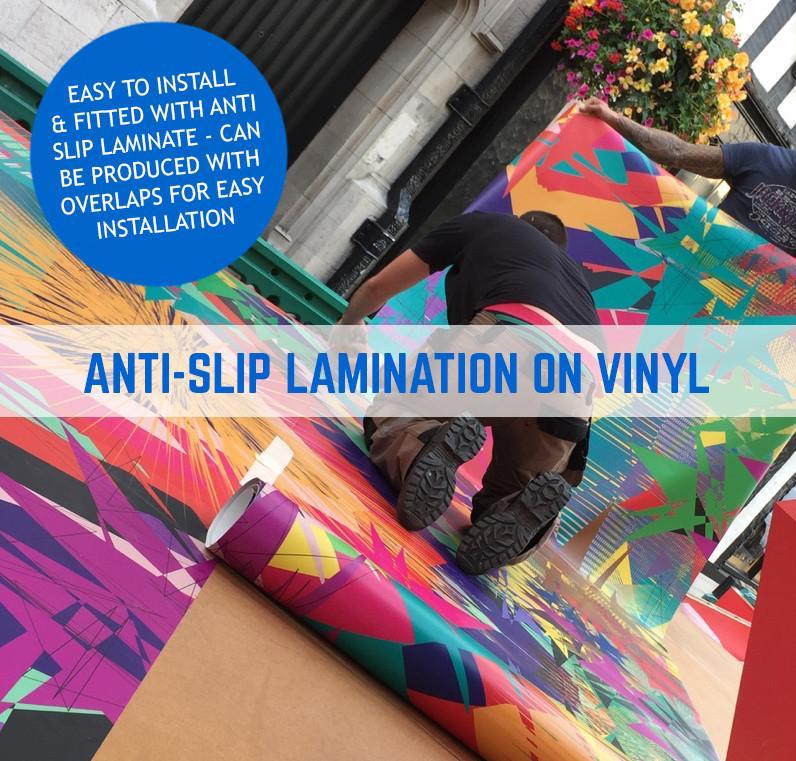 Anti-Slip Lamination On Vinyl