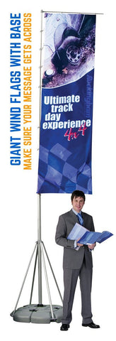 Giant Wind Flag Outdoor Advertising Dancer Flags - Fulham Graphics