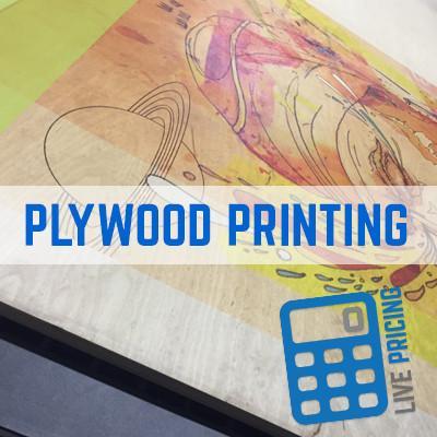 Plywood Printing - Fulham Graphics