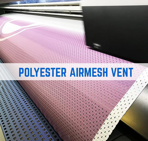 Polyester airmesh vent fabric for heras panels