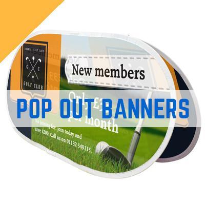 Outdoor Stowaway Pop Up Fabric Banner - Fulham Graphics