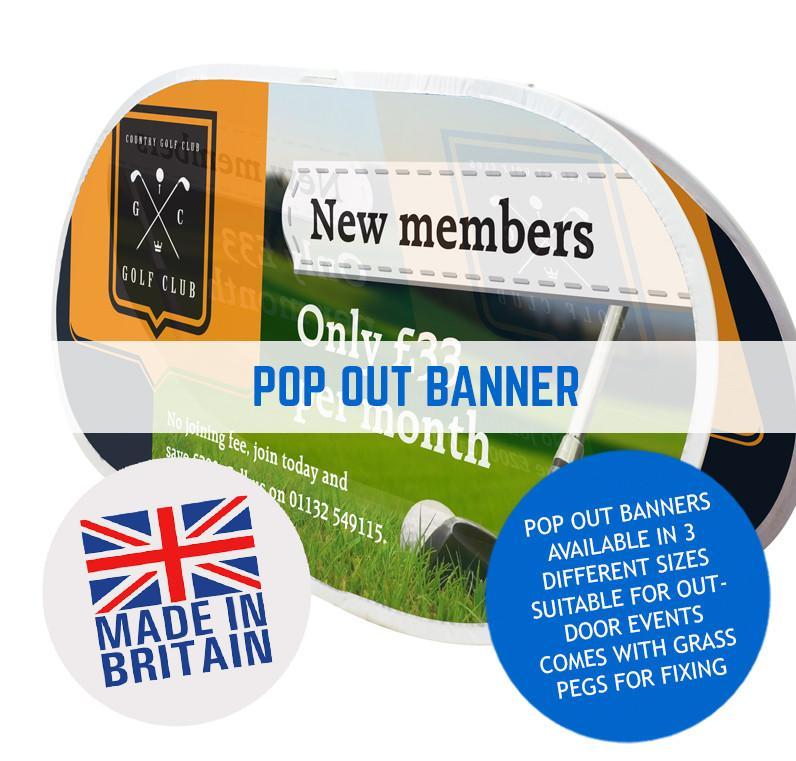 Pop Up Outdoor Banner